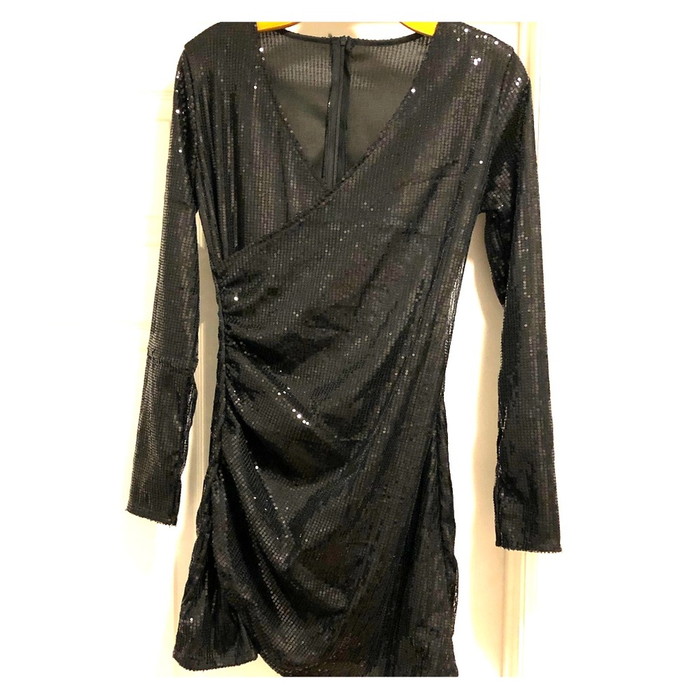 🔥Black sequin dress
